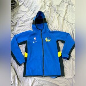 Nike golden state warriors warm up hoodie /jacket.  Size youth medium.